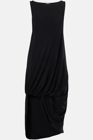 Jacquemus Peplo draped jersey midi dress
