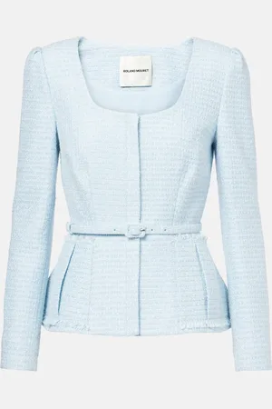 Roland Mouret Belted bouclÃ© jacket