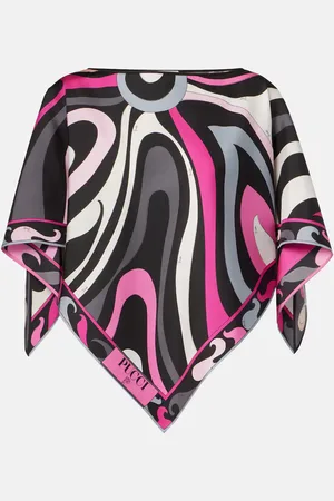 Puccini Marmo silk twill blouse