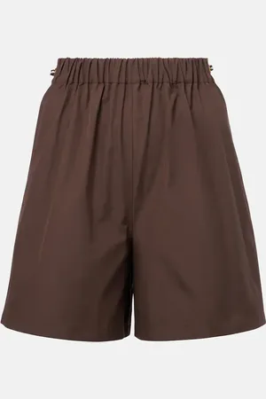 Max Mara Haway cotton poplin shorts