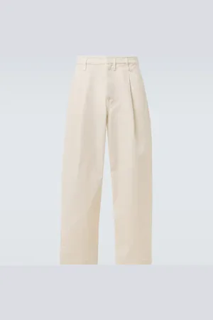 LEMAIRE Cotton wide-leg pants