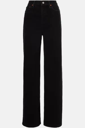 RE/DONE High-rise wide-leg jeans