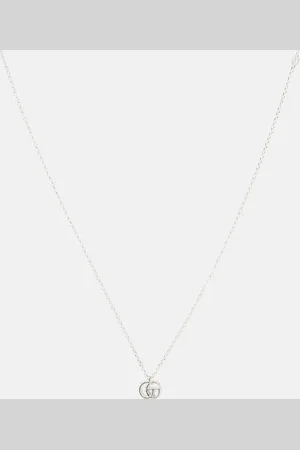 Gucci GG Marmont sterling pendant necklace