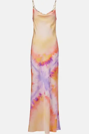 Paco rabanne Tie-dye slip dress