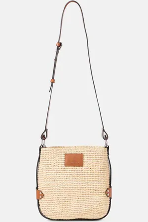 Isabel Marant Bayia Mini raffia shoulder bag