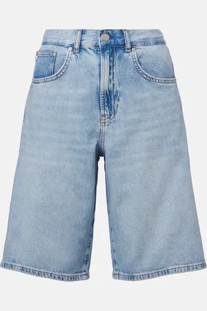 AG Jeans Thalia mid-rise denim Bermuda shorts