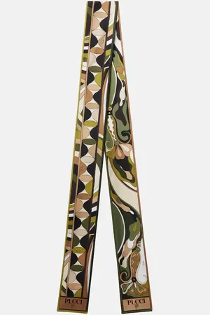 Puccini Printed silk twill scarf