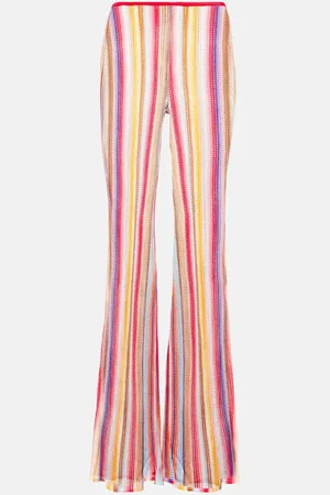 Missoni Striped low-rise flared pants