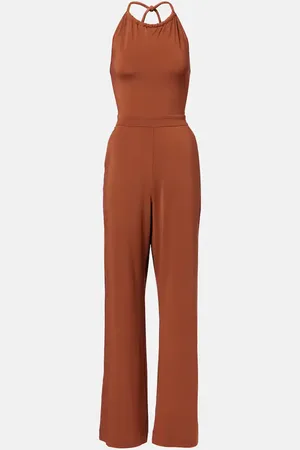 Max Mara Parsec halterneck beach jumpsuit