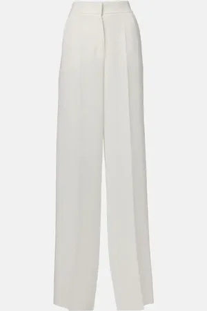 Max Mara Abetone high-rise cady wide-leg pants