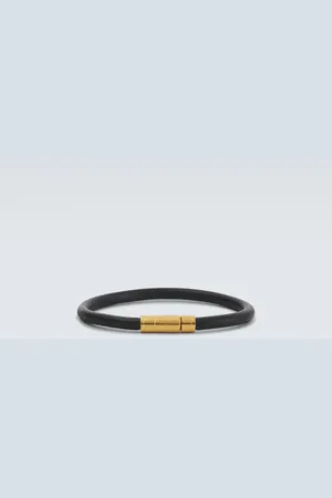 Tom Ford Logo leather bracelet