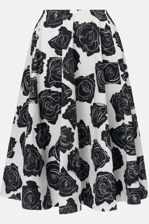 Marni Cotton midi skirt