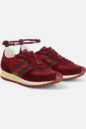 Gucci Re-Motion suede-trimmed sneakers