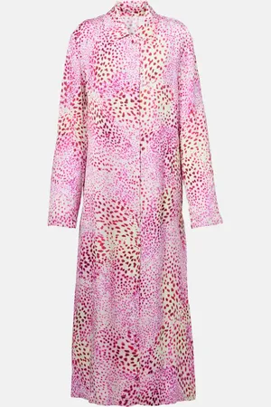 DRIES VAN NOTEN Printed jacquard coat