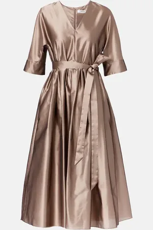 Max Mara Viola satin midi dress
