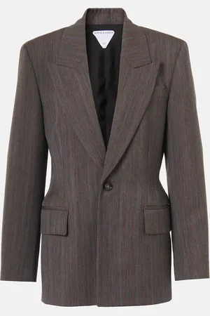 Bottega Veneta Striped wool blazer
