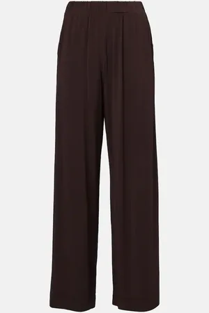 Max Mara Savio high-rise wide-leg pants