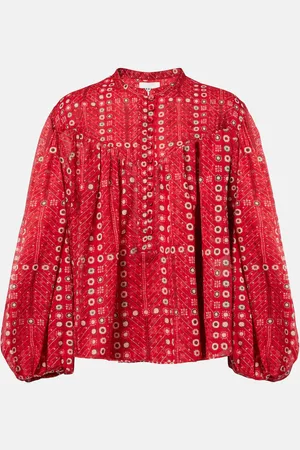 Marant Etoile Salika printed cotton blouse