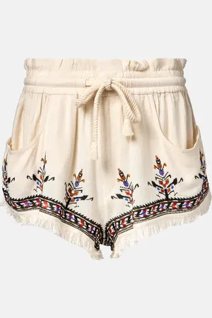 Marant Etoile Kriss embroidered shorts