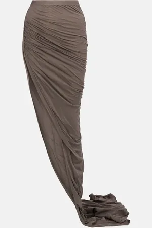 Rick Owens Edfu cotton maxi skirt