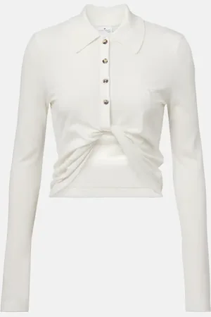 Courrèges Cropped cotton shirt