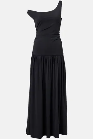 Rohe One-shoulder plissÃ© maxi dress