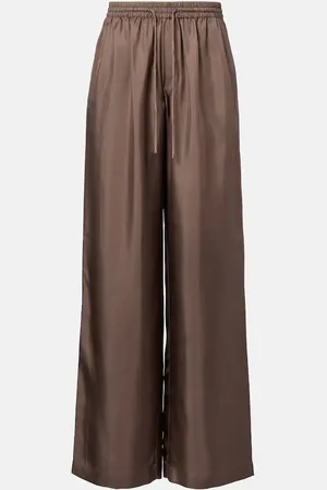Rohe Silk satin wide-leg pants