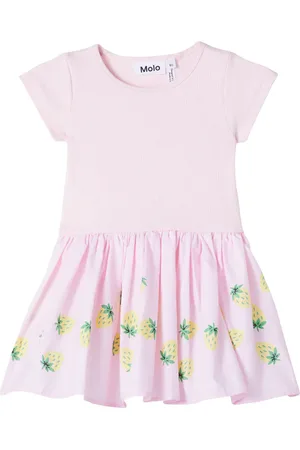 Molo Baby Carin printed cotton-blend dress