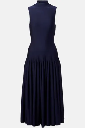 Alaïa Godet midi dress
