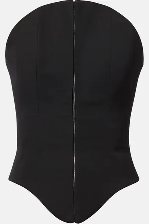 Alexander McQueen Wool corset top