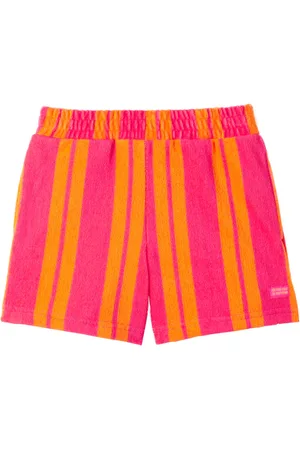 Scotch&Soda Striped cotton-blend terry shorts