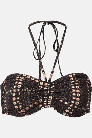 Marant Etoile Salmage printed halterneck bikini top