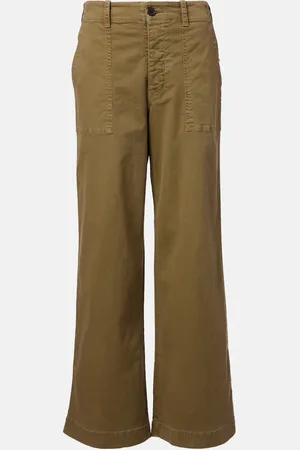 NILI LOTAN Leon cotton wide-leg pants