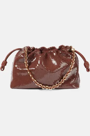 Loewe Flamenco Medium sequined clutch