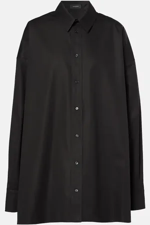 WARDROBE.NYC Oversized cotton shirtdress