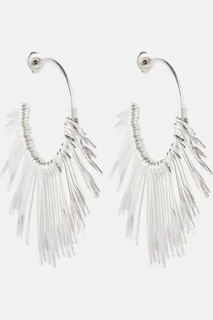 Isabel Marant Fringed hoop earrings