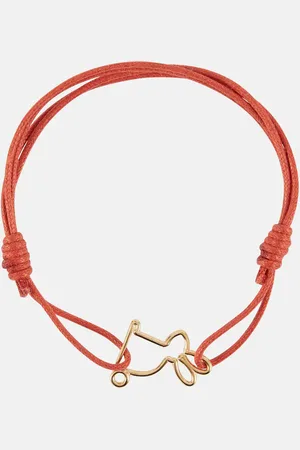 Aliita Conejito 9kt gold cord bracelet