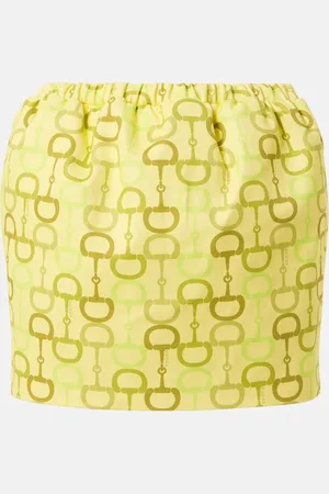 Gucci Printed cotton miniskirt