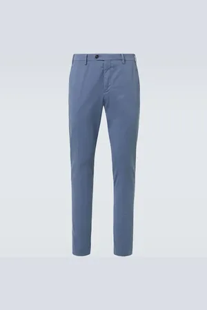 CANALI Cotton twill chinos