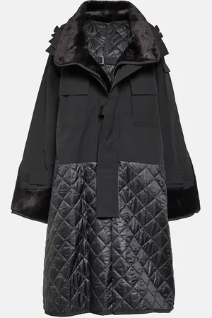 JUNYA WATANABE Quilted faux shearling-lined coat