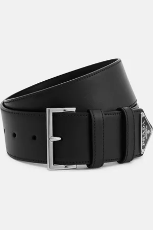 Prada Logo leather belt