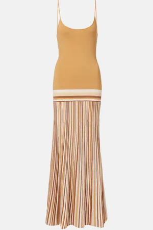 FAITHFULL THE BRAND Citara knitted cotton-blend maxi dress