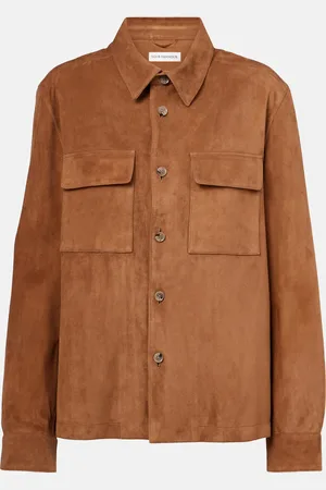 Nour Hammour Jude suede shirt