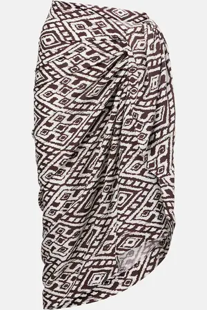 Melissa Odabash Pareo printed beach cover-up