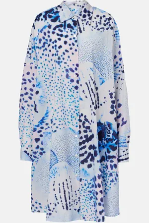 DRIES VAN NOTEN Printed cotton voile shirt