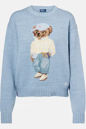Ralph Lauren Polo Bear intarsia cotton sweater