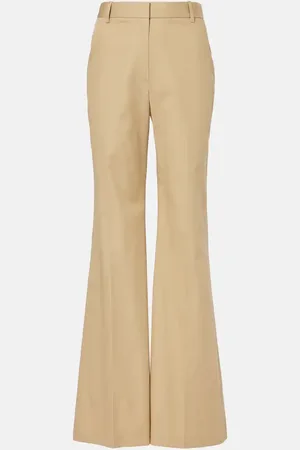 NILI LOTAN Effy cotton flared pants