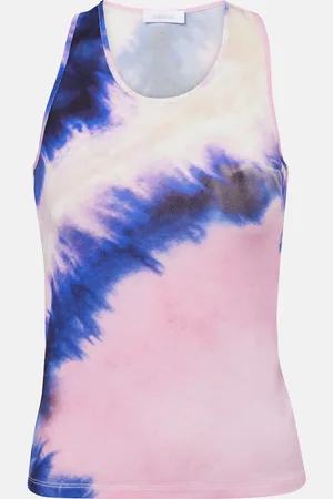 Paco rabanne Tie-dye jersey tank top