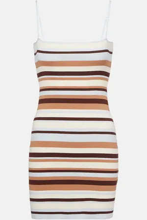 FAITHFULL THE BRAND Citara knitted cotton-blend minidress