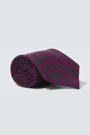 Charvet Polka-dot silk tie